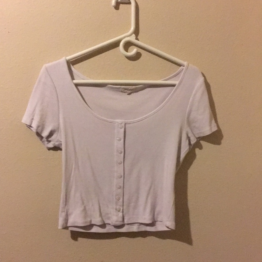 White crop top
